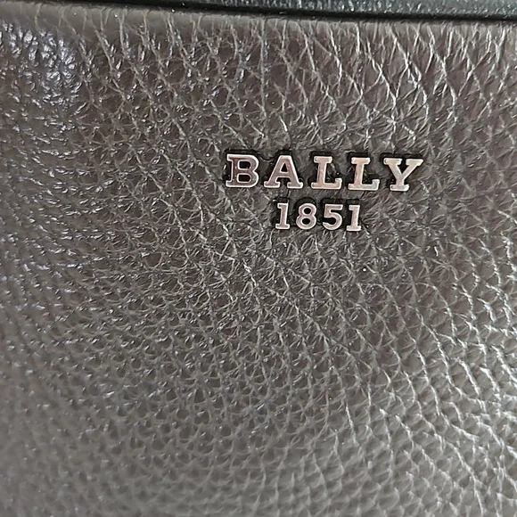 Bally Stylish Cream Nylonand Brown Leather Backpack